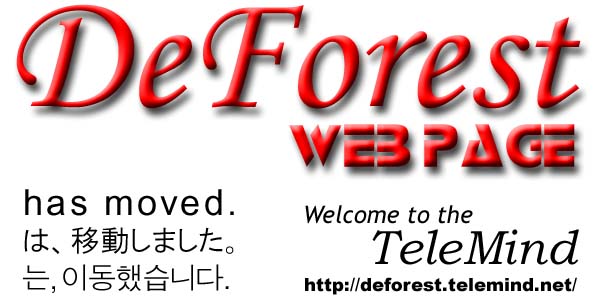 DeForest WEB PAGE has Moved
