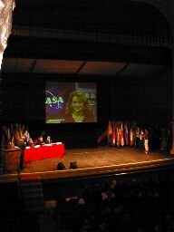 openning ceremony (contacting college graduates now in NASA)