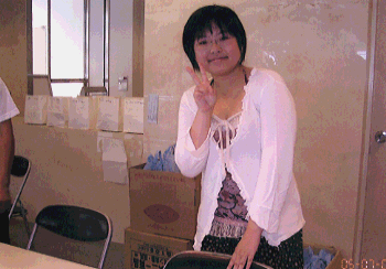 お手伝いをしてもらったゆみちゃん